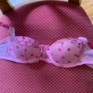 Pink Valentine’s Day bra